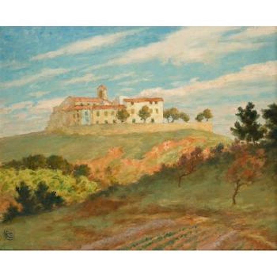 French Village Near St Paul Du Var by Rupert Charles Wulsten Bunny
