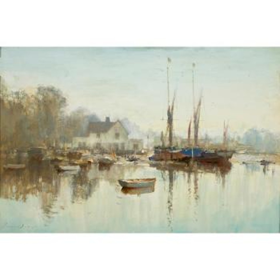 November Morning, Pin Mill by Edward Seago