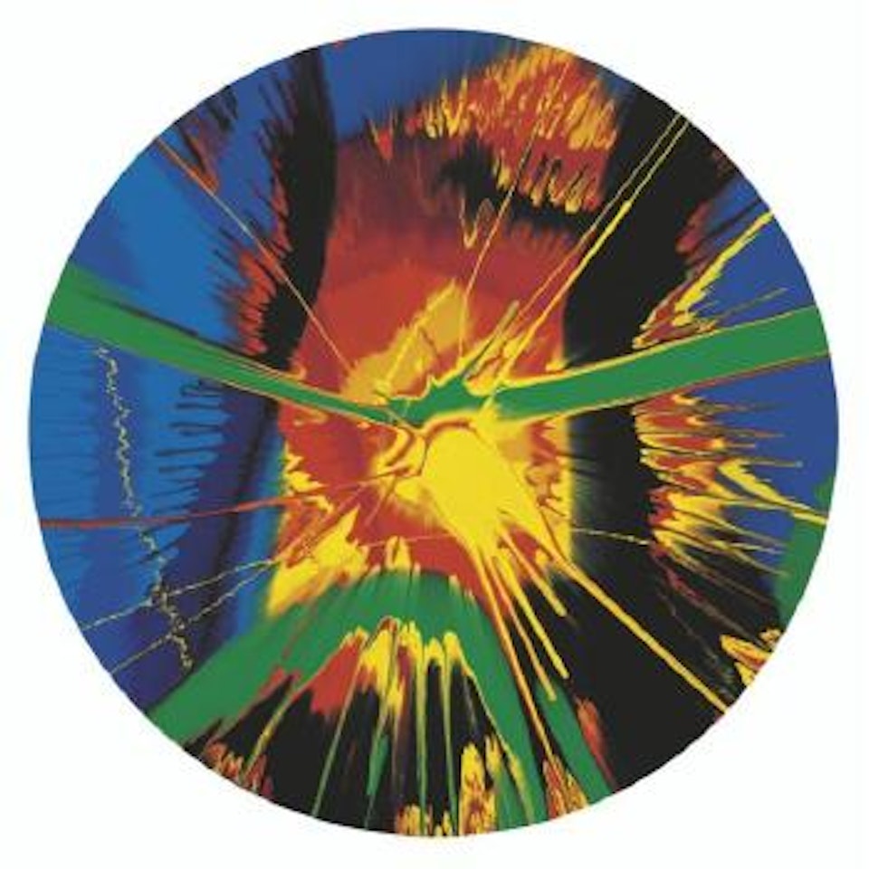 Beautiful Black Hole, Time Warp, Retina Burn, Shit That's Hot Painting by Damien Hirst