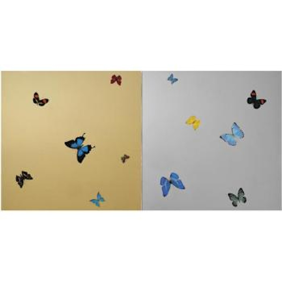 New Gold And New Silver by Damien Hirst