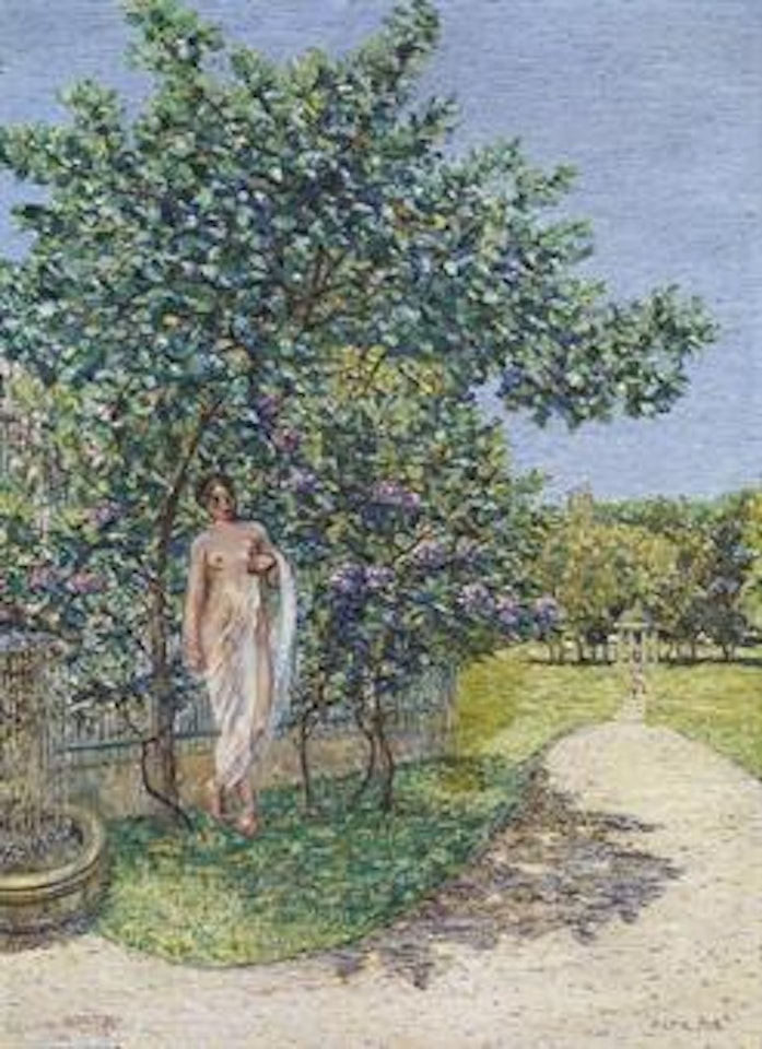 Römische Venus im Park by Gottardo Segantini