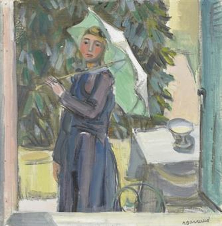 Petite figure à la fenêtre by Maurice Barraud