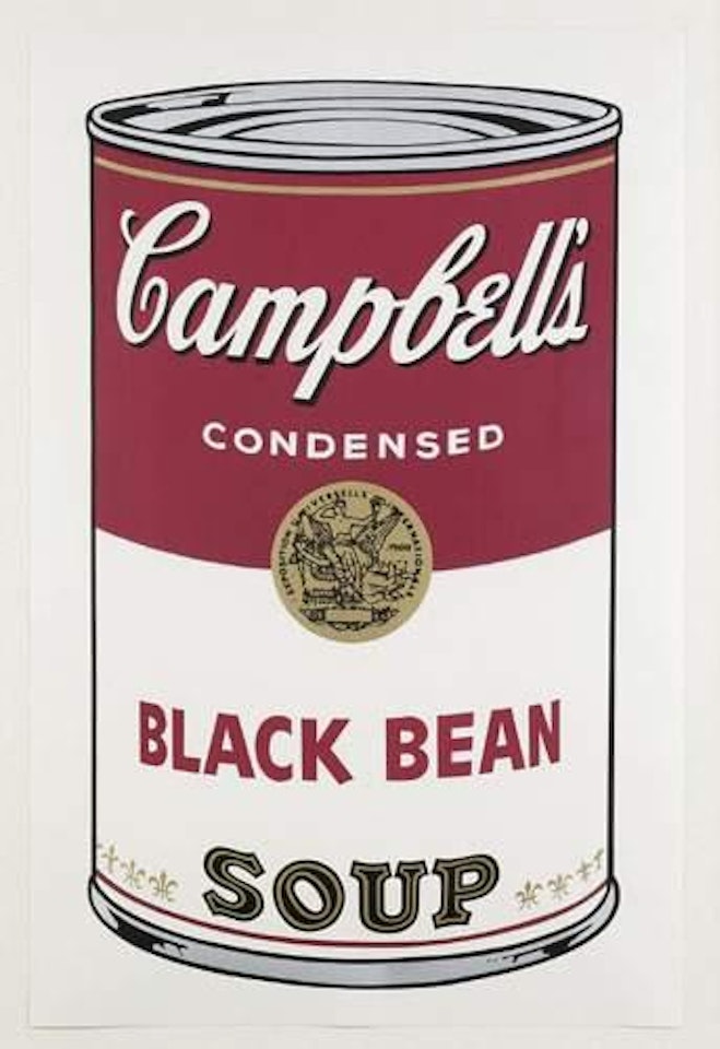 Campbell soup, series 1 by Andy Warhol