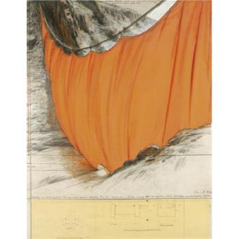 Valley Curtain (Project For Colorado) by Christo