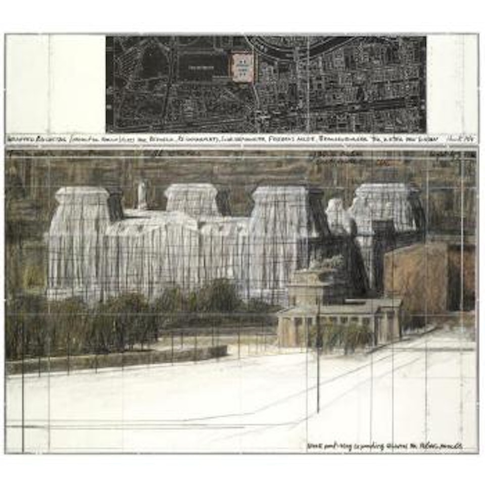 Wrapped Reichstag (Project For Berlin) by Christo