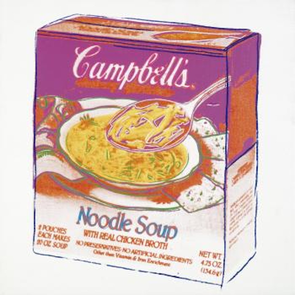 Campbell's Noodle Soup by Andy Warhol