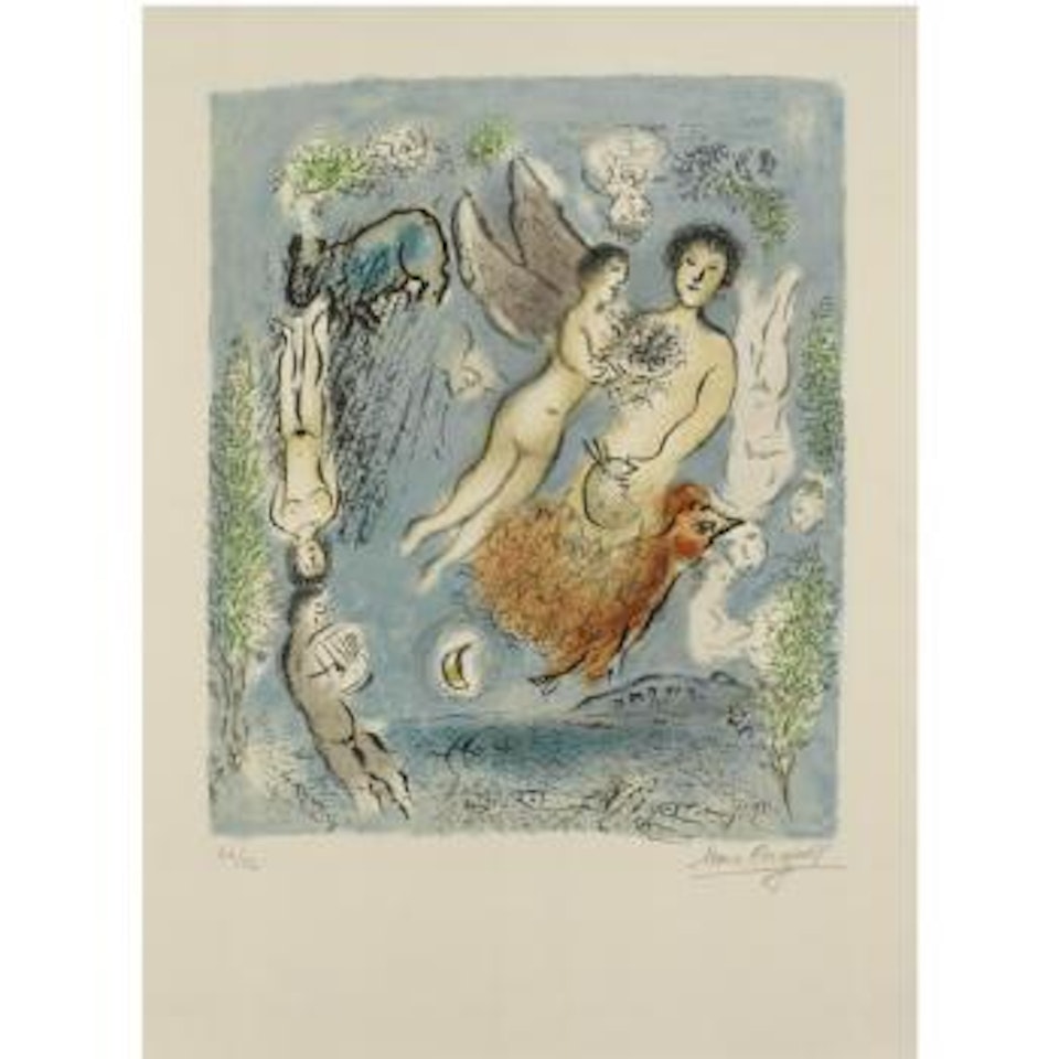 Lile De Poros (M. 963) by Marc Chagall
