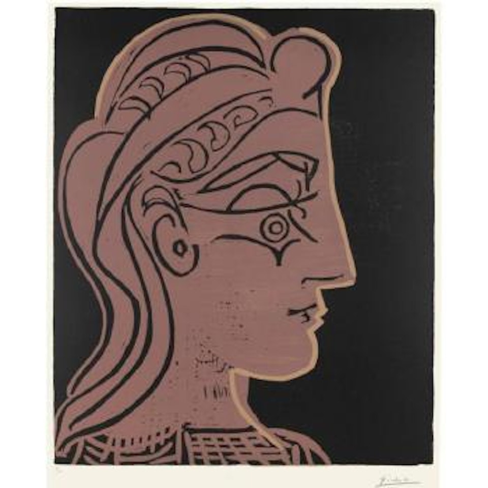 Tete De Femme (De Profil) (B. 905) by Pablo Picasso