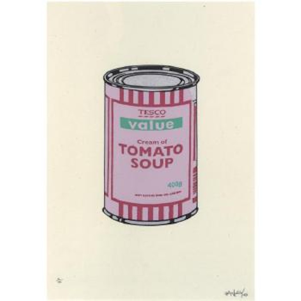 Soup Can (Lilac, Cherry, Mint) by Banksy