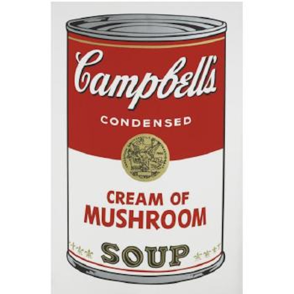 Campbells Soup I: Cream Of Mushroom (F. & S. II. 53) by Andy Warhol