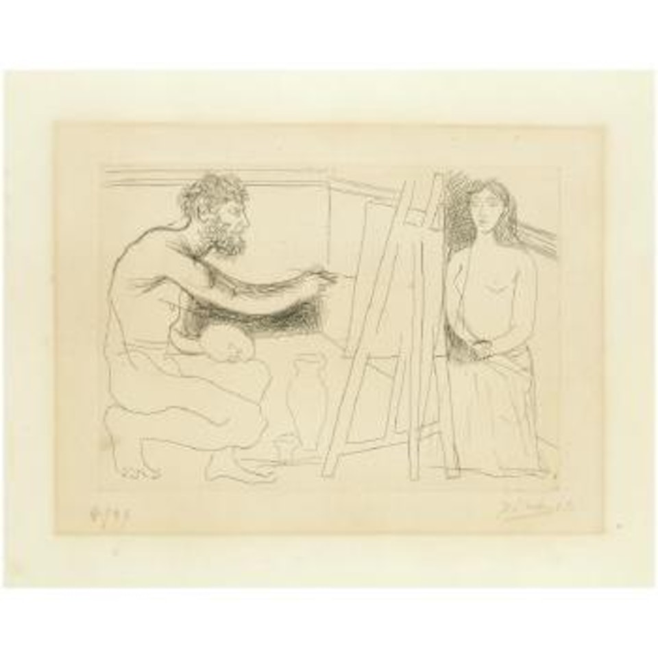Peintre Devant Son Chevalet (B. 93) by Pablo Picasso
