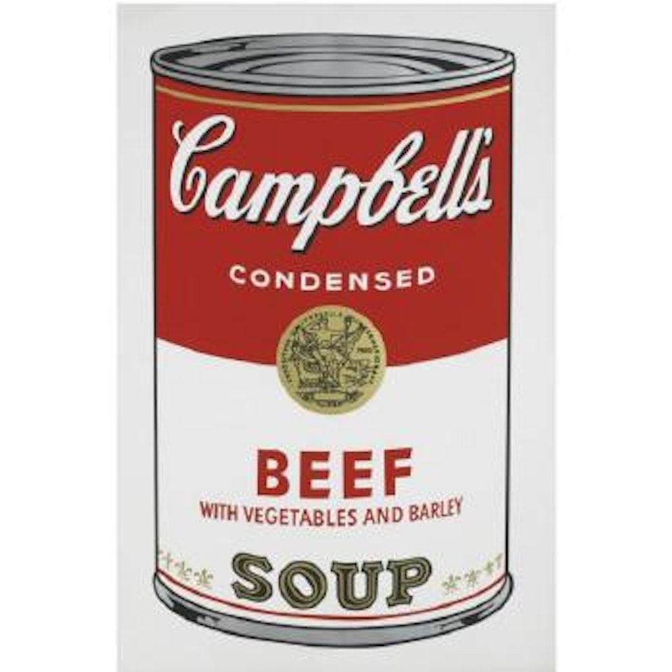 Campbells Soup I: Beef (F. & S. II. 49) by Andy Warhol