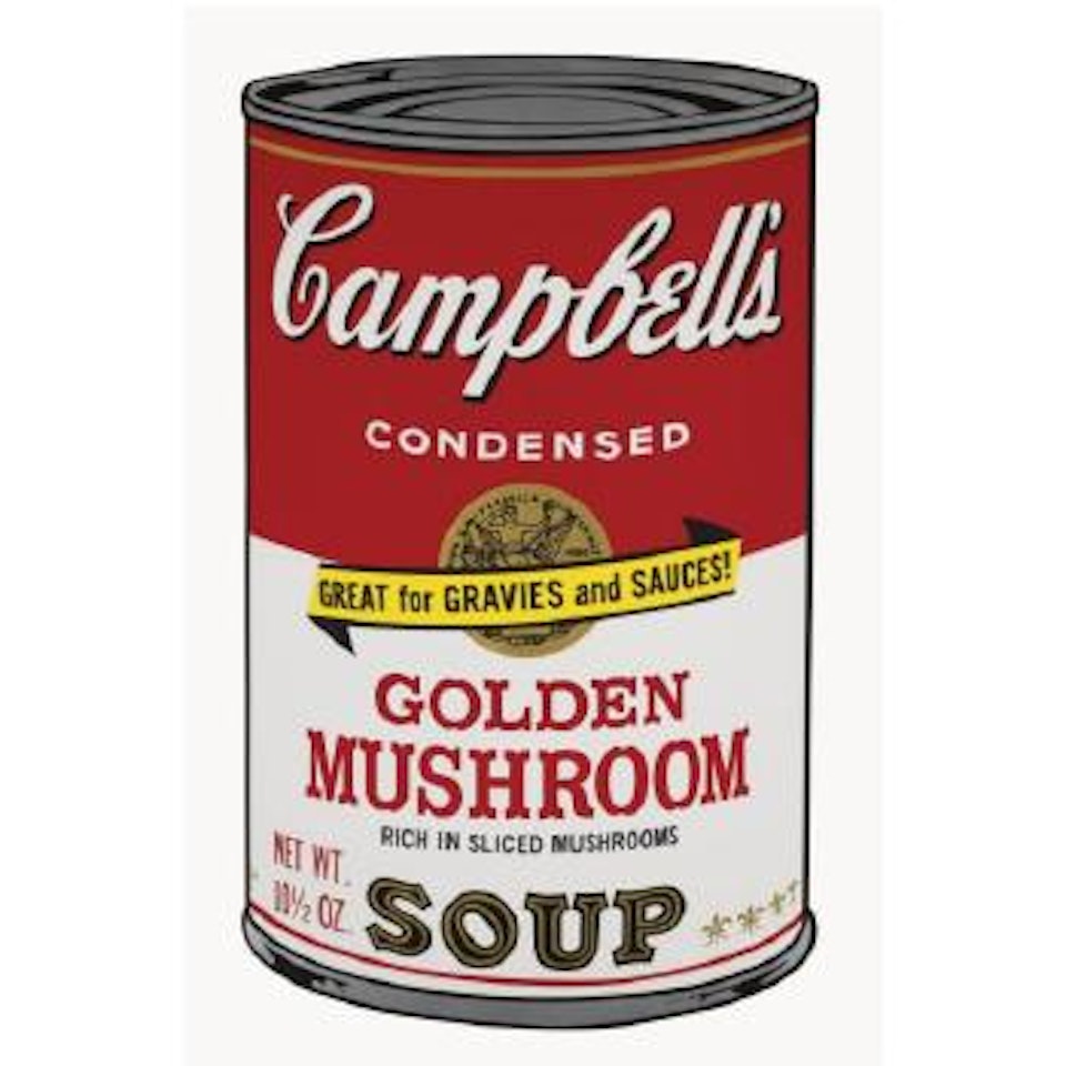 Campbells Soup II: Golden Mushroom (F & S II. 62) by Andy Warhol