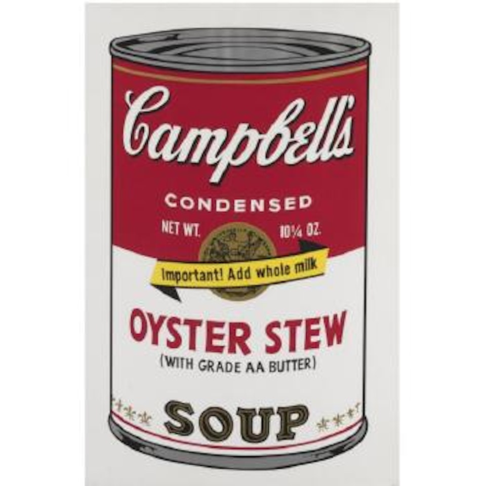 Campbells Soup II: Oyster Stew (F. & S. II.69) by Andy Warhol