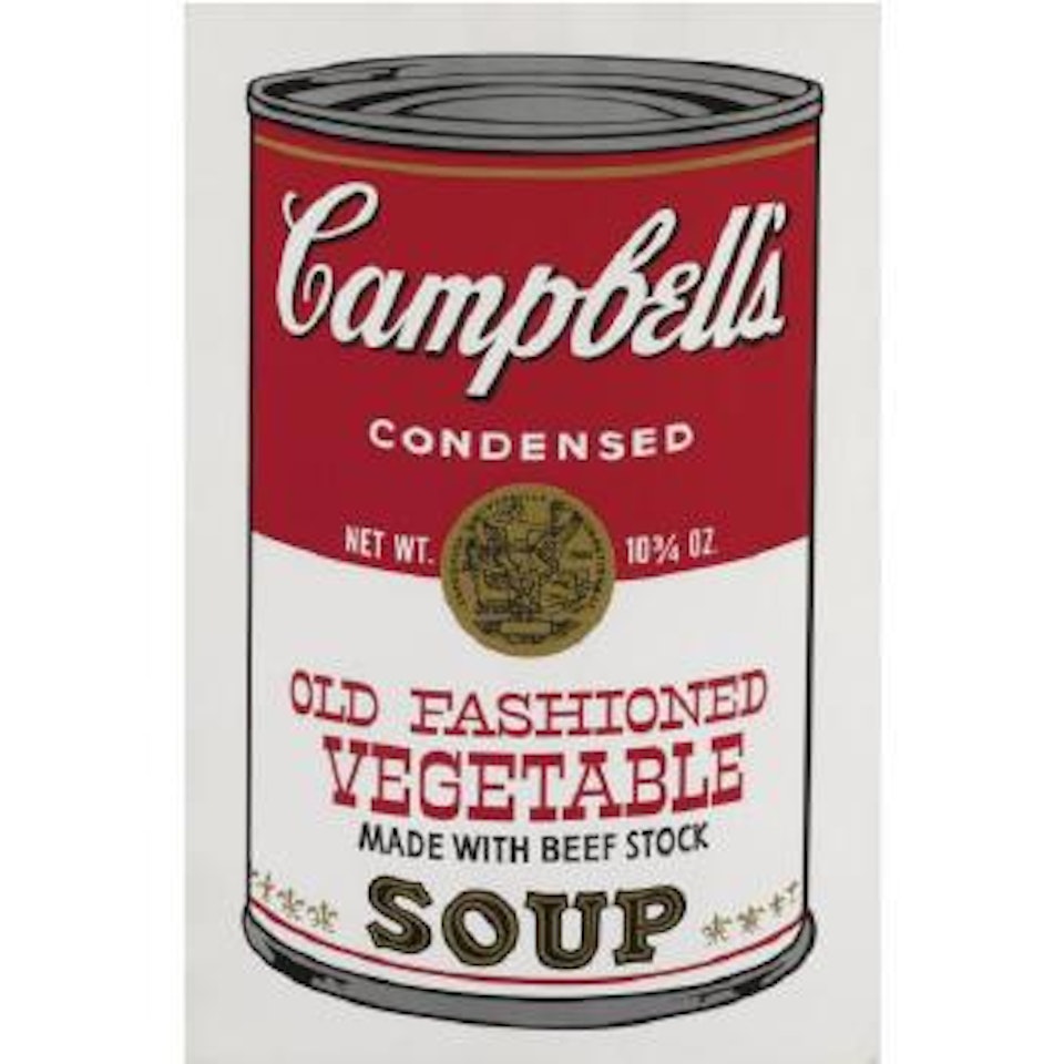 Campbells Soup II: Old Fashioned Vegetable (F. & S. II.54) by Andy Warhol