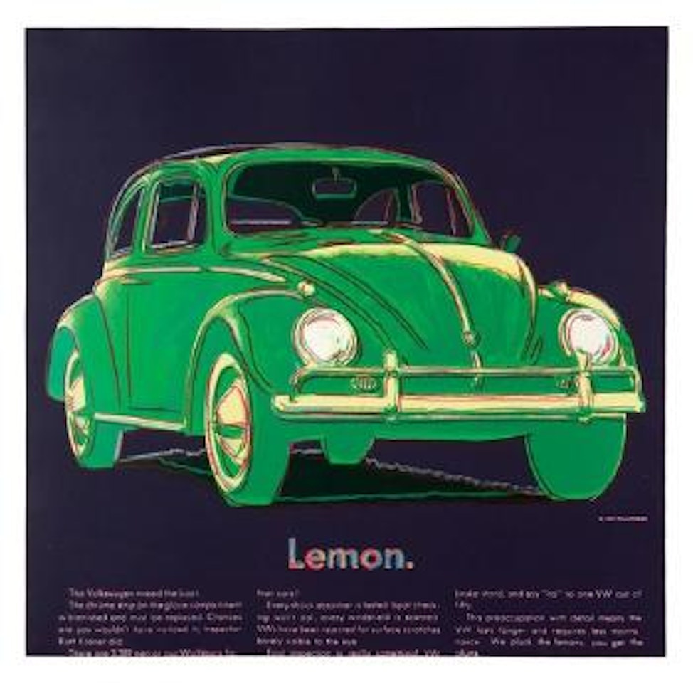 Volkswagen (F.&S.II 358) by Andy Warhol