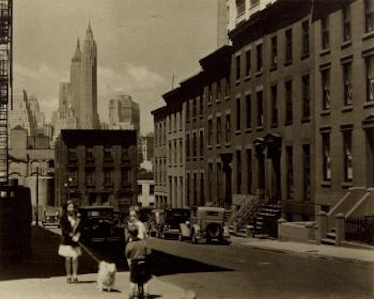Willow and Poplar Streets, Brooklyn, NY (variant) by Berenice Abbott