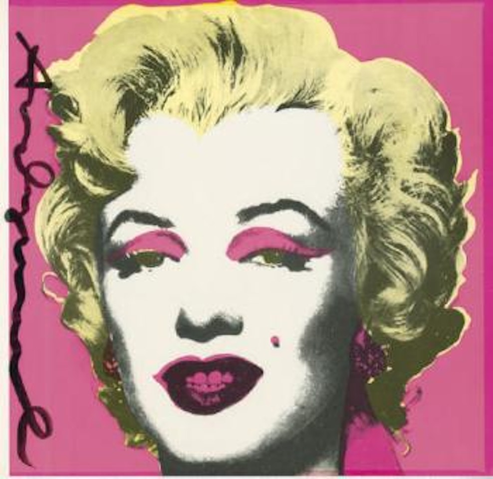 Marilyn (announcement) by Andy Warhol