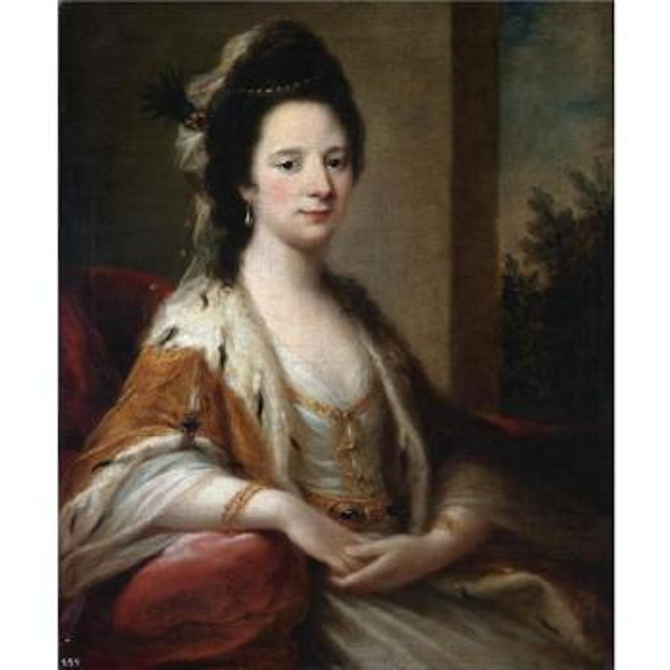 Portrait Of Mary Middleton, Mrs Ralph Clavering by Angelica Kauffmann