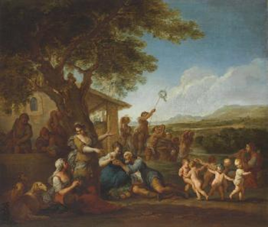 A bacchanal by Italian School