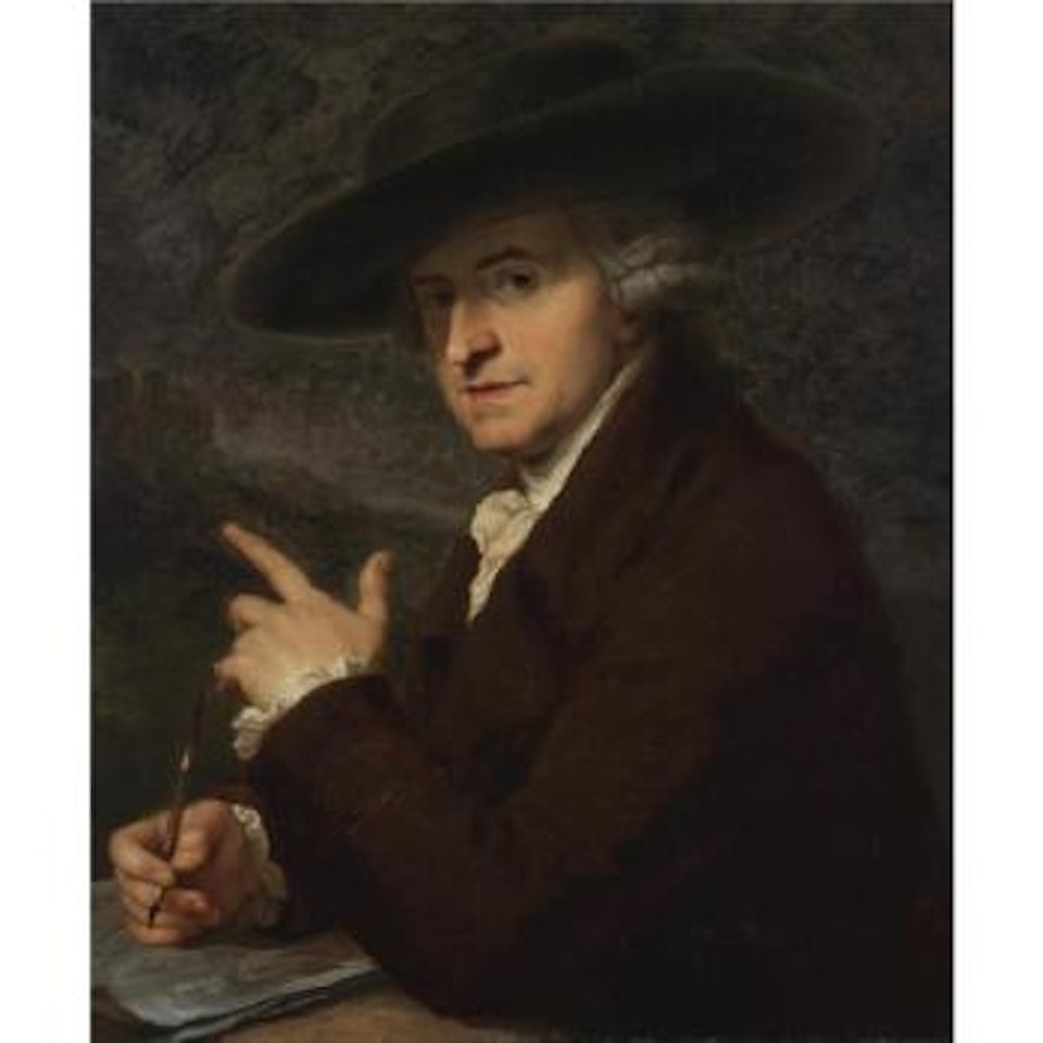 Portrait Of Antonio Pietro Francesco Zucchi (1726-1795) by Angelica Kauffmann