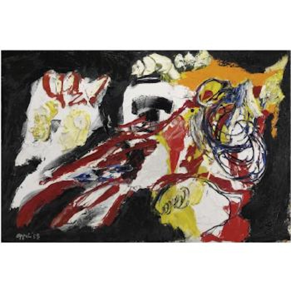 Oiseau Tête by Karel Appel