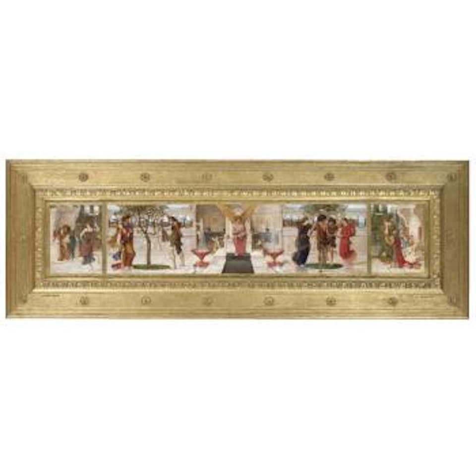 Love's Music, A Triptych by John Melhuish Strudwick