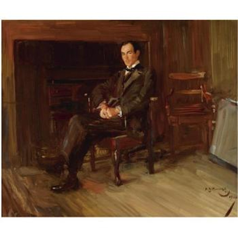 Portrait Of Thomas Henry Towler Case by Alfred James Munnings