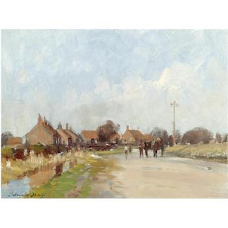 A Village In West Norfolk by Edward Seago