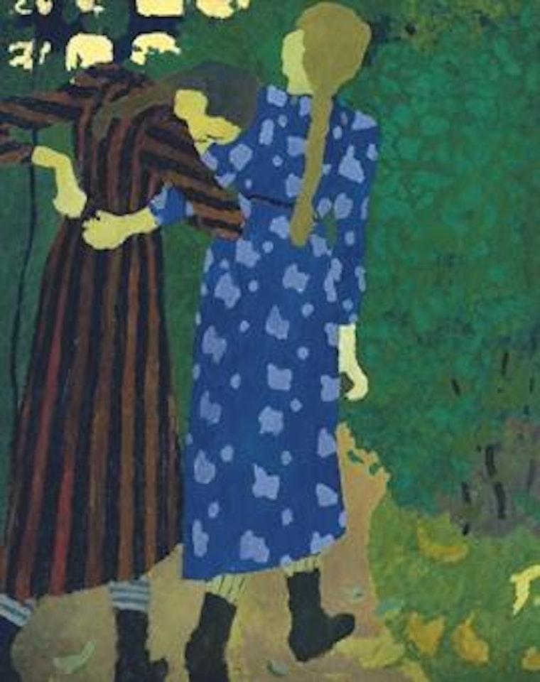 Fillettes se promenant by Édouard Vuillard