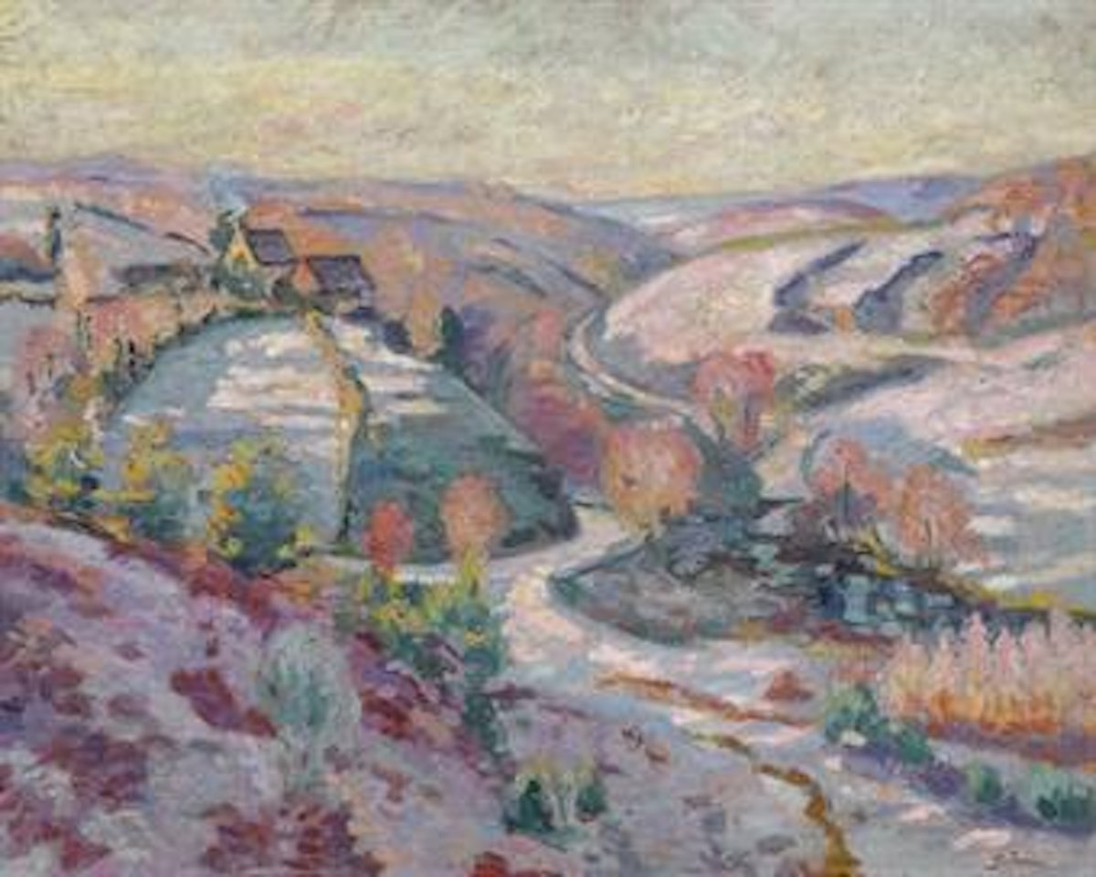 La vallée au pont Charraud by Armand Guillaumin
