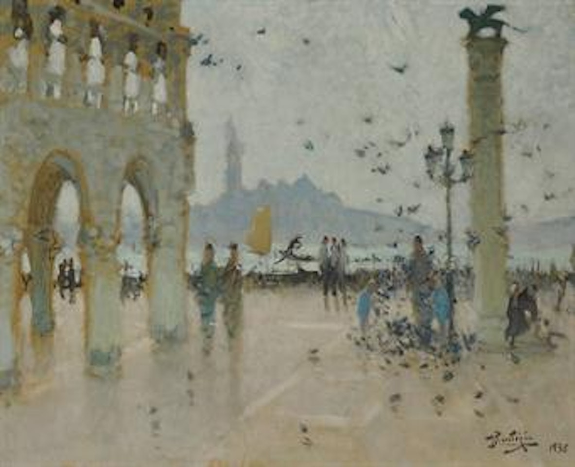 Venise, Palace Saint-Marc by Pierre Eugène Montezin