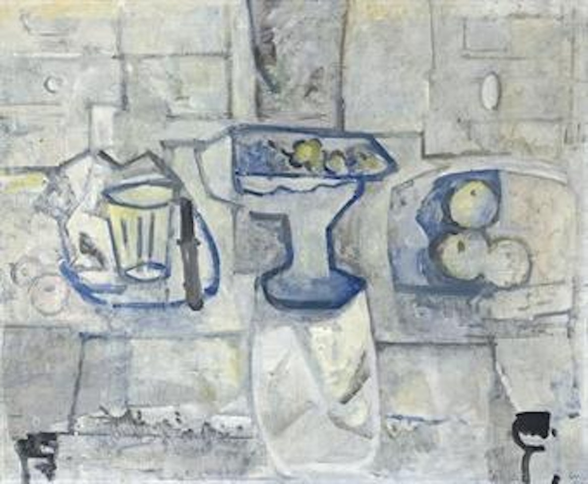 Bodegón con frutero by Francisco Bores
