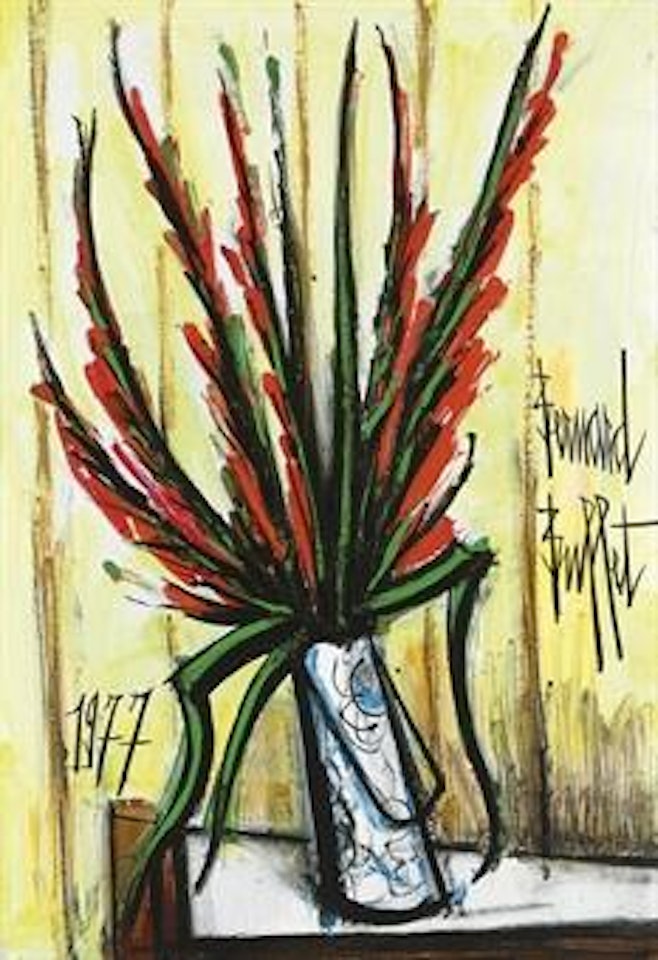 Glaieuls dans un pot à lait II by Bernard Buffet