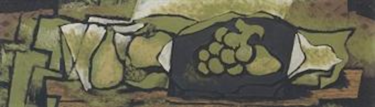 Le plat de raisin by Georges Braque