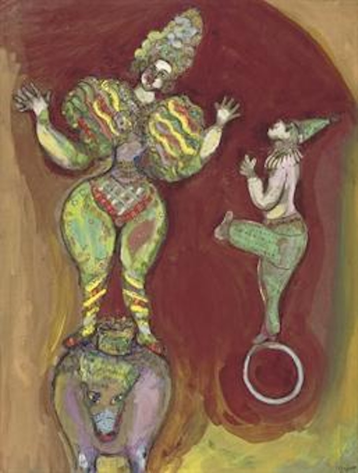 Saltimbanque by Marc Chagall