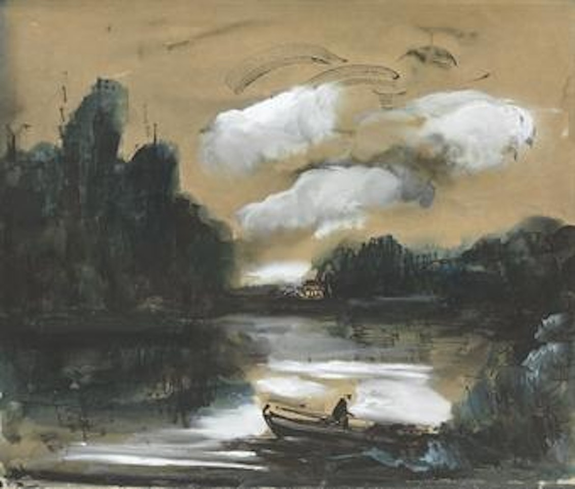 Paysage de rivière by Maurice de Vlaminck