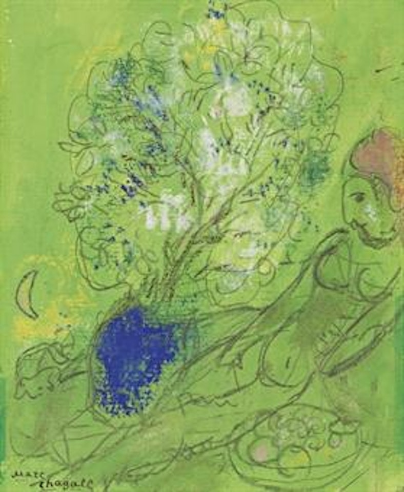 Le rêve vert by Marc Chagall