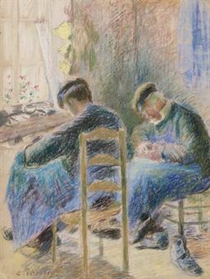 Les Cordonniers by Camille Pissarro