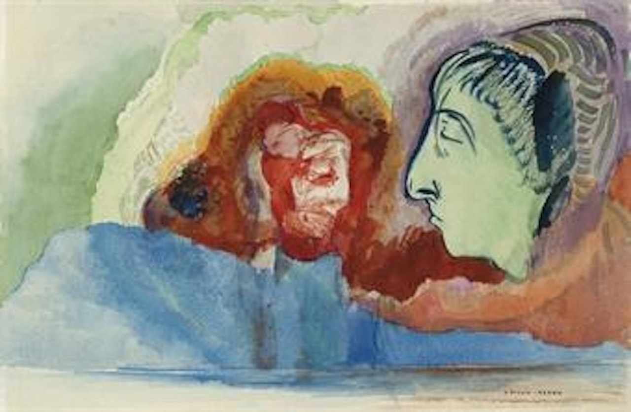 La vision de Dante by Odilon Redon