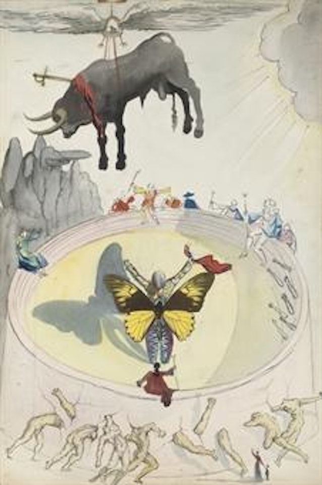 L'arene du taureau by Salvador Dali