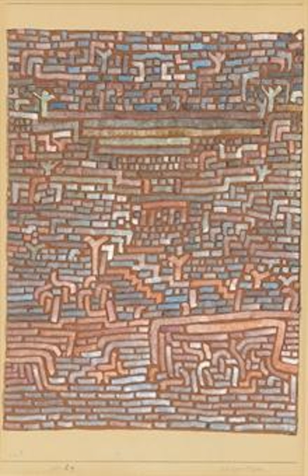 Heiliger Bezirk by Paul Klee
