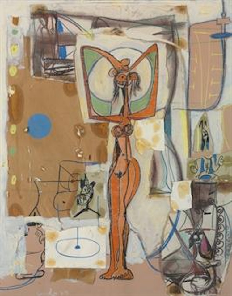 Pink Nude in Prison by George Condo
