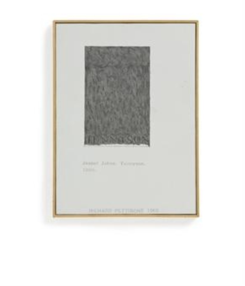 Jasper Johns, Tennyson, 1958 by Richard Pettibone