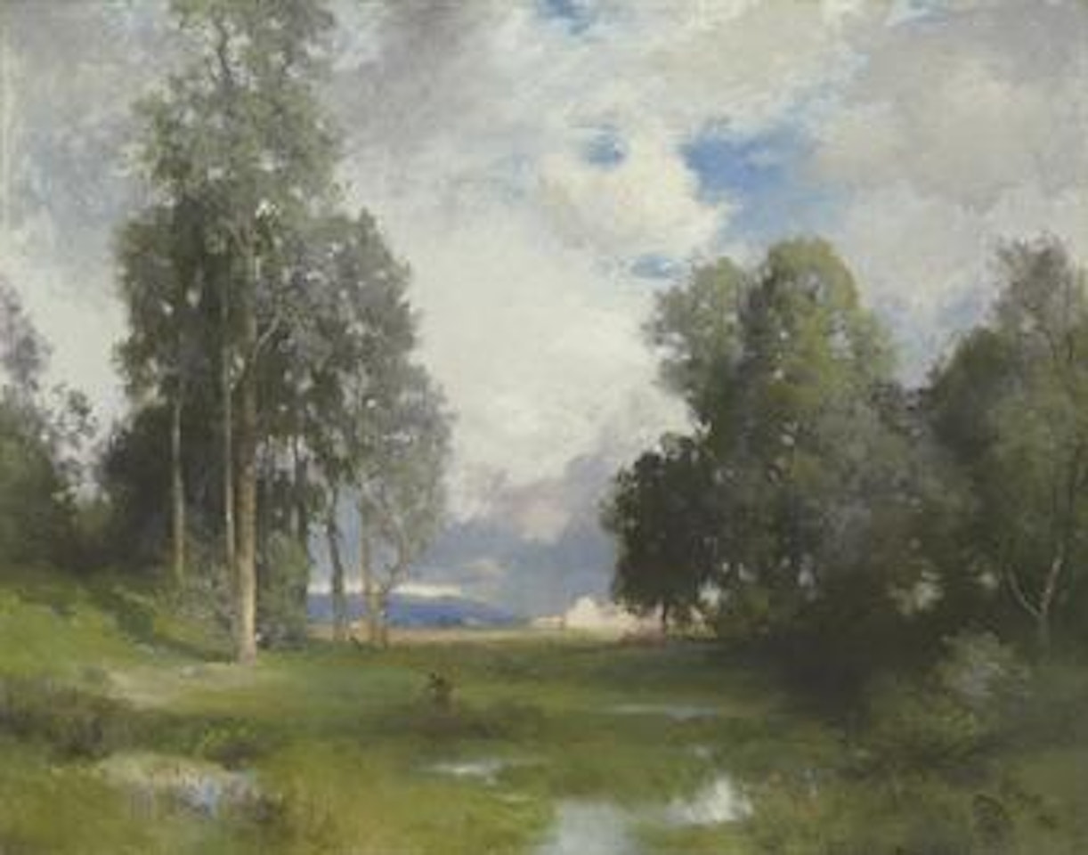 Santa Barbara Mission by Thomas Moran