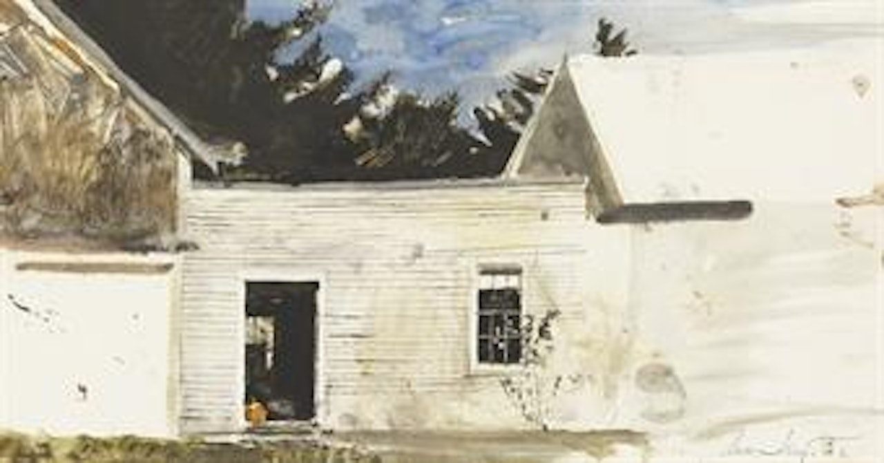 Pumpkin in Doorway by Andrew Wyeth