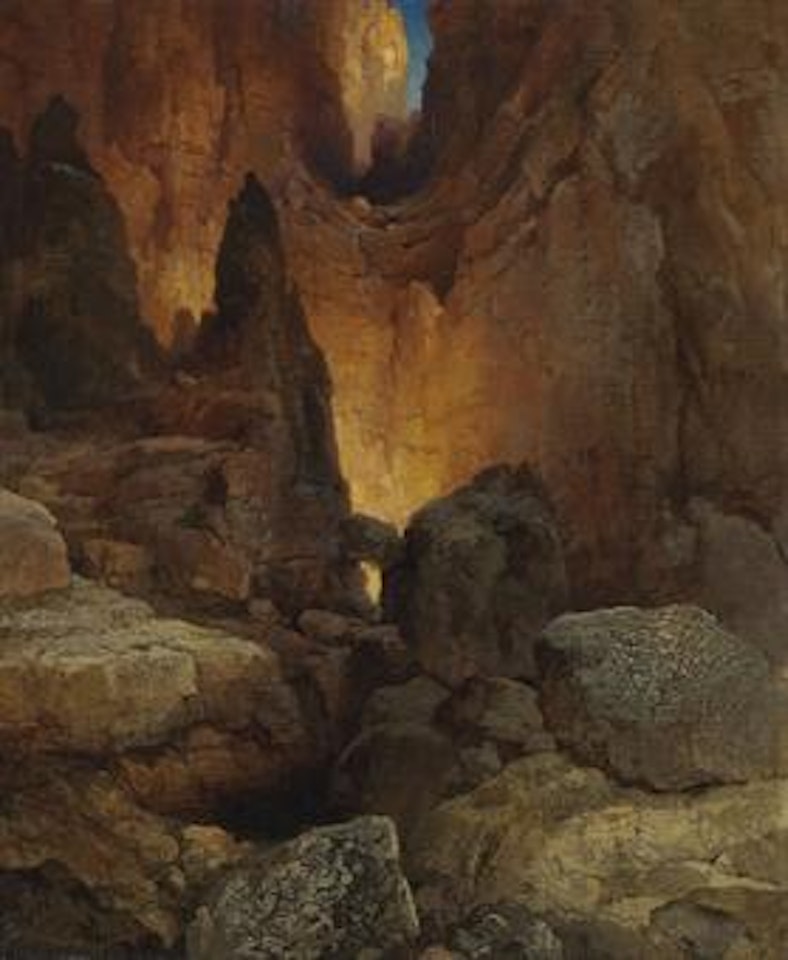 A Side Canyon, Grand Canyon of Arizona by Thomas Moran