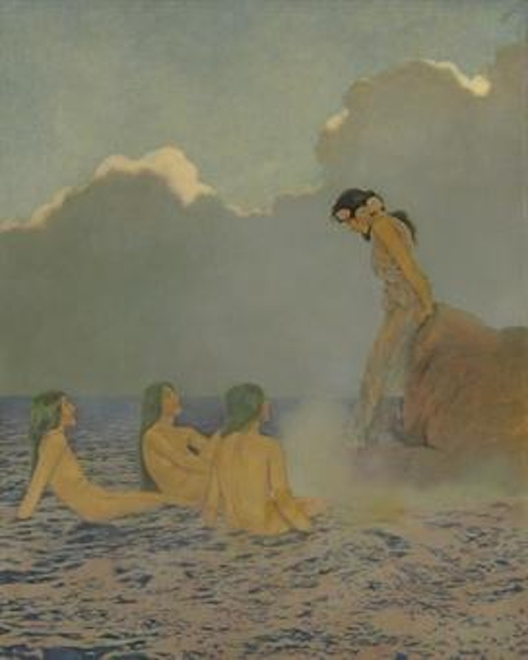 Proserpina and the Sea Nymphs by Maxfield Parrish