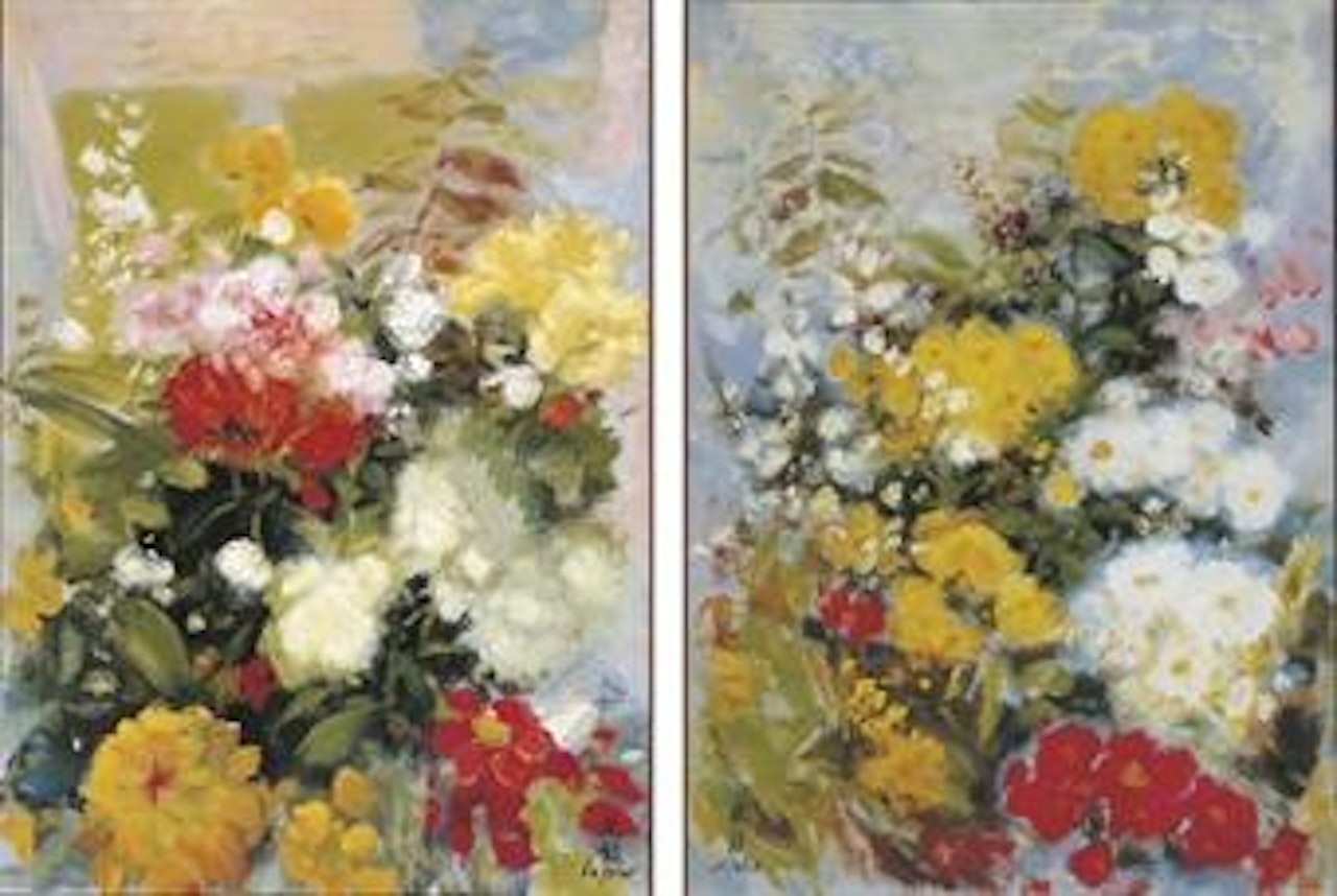 Composition de fleurs (Composition of flowers) by Le Pho