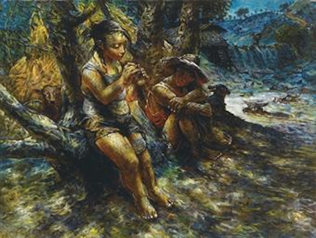 Leisure Time by Luo Zhongli